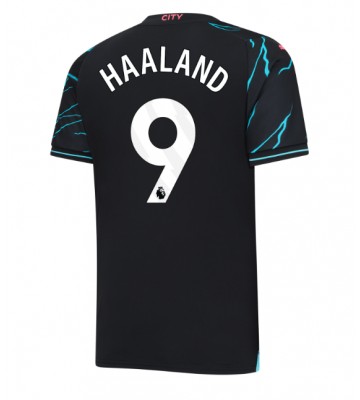 Manchester City Erling Haaland #9 Tercera Equipación 2023-24 Manga Corta